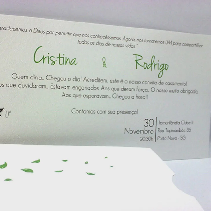 Image for post Convite de Casamento - Green